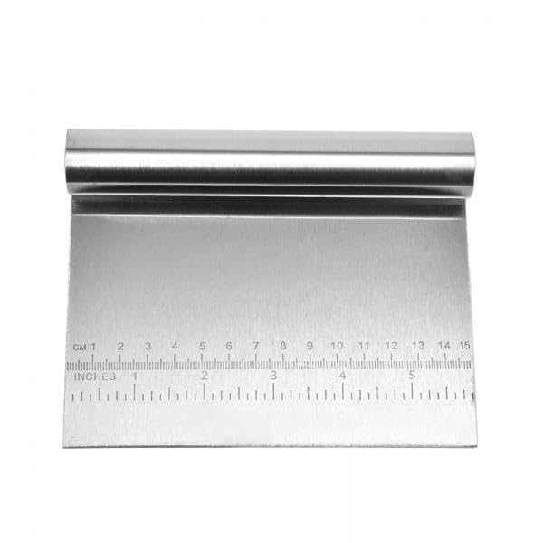 2xStainless Steel Food Scraper Multipurpose Cutter for Cake Cookie-image-33