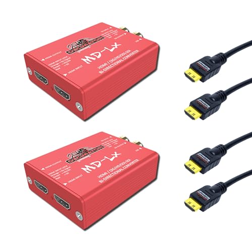 Decimator MD-LX x2 with 2 HDMI Cables