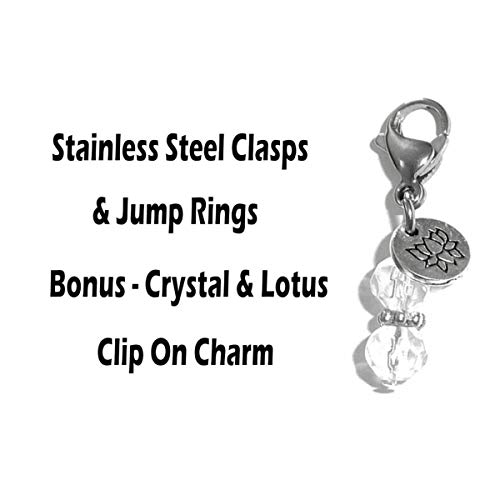 Clip On Charm, Build Your Own Bracelet, Bag, Purse, Handbag, Message, Inspirational, Keychain, Zipper Pull, Jewelry Clip On Charm, Build Your Own Bracelet, Bag, Purse, Handbag, Message, Inspirational, Keychain, Zipper Pull, Jewelry