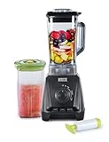 POWERFUL 1200W MOTOR: Our COMMERCIAL CHEF countertop blender offers a compact, sleek design that is perfect for any kitchen and boasts a powerful 1200 watt motor for all your blend, mix and puree needs. PRE-SET MODES: 3 pre-set modes include Smoothie...