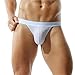 Men Underwear Sexy Mesh Breathable Briefs Low Rise Underpants Mens Sexy Bulge Pouch Underwear Male Ropa Interior Hombre(Light Blue,Large)