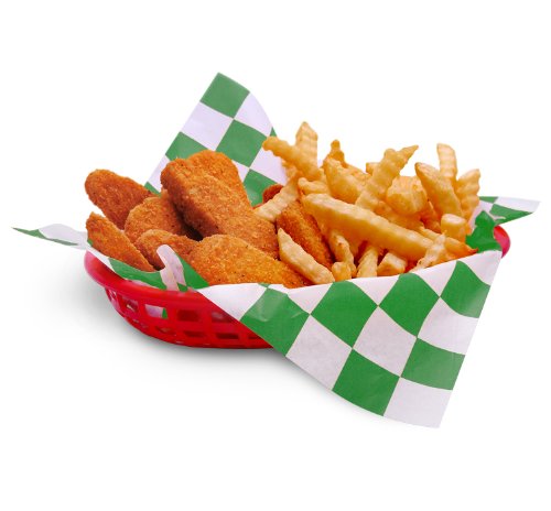 Bagcraft Papercon300307 Dry Wax Paper Wrap and Liner, 12" Length x 12" Width, Big Green Check (2 Packs of 1000)