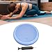 rockible Balance Mat Yoga Mat Wobble Cushion Wiggle Seat Balance Disc Flat Pad Stability for Gymnastics, Gym, Fitness, Yoga, Kids, Blue