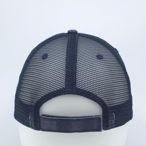 Image of The Vintage Year Distressed Cotton Unstructured Soft Mesh Breathable Adjustable Dirty Wash Dad Hat Trucker Baseball Cap