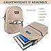 Trail maker Classic 17 inch Backpacks with Adjustable Padded Straps | School Backpacks for Girls, Boys (Khaki)