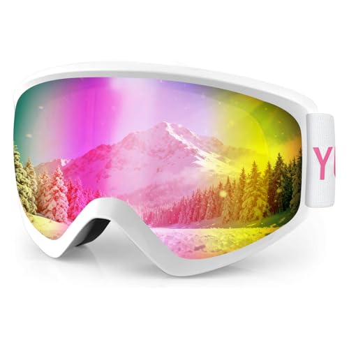 YLKJSWIM Ski Goggles for Men Women, Double-Layered Lenses Anti-Fog &