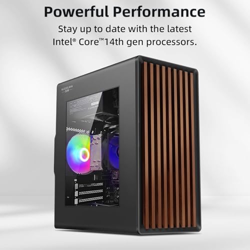 Image of Tower Business Desktop Computer PC - Intel 14th Generation Core i7-14650HX,16GB DDR4 3200 RAM, 1TB M.2 NVME SSD,Windows 11 Home,WiFi 5.0,HDMI,RJ-45,Wired Keyboard & Mouse.