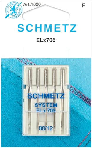 Elx705 Serger Needles -Size 12/80 5/Pkg