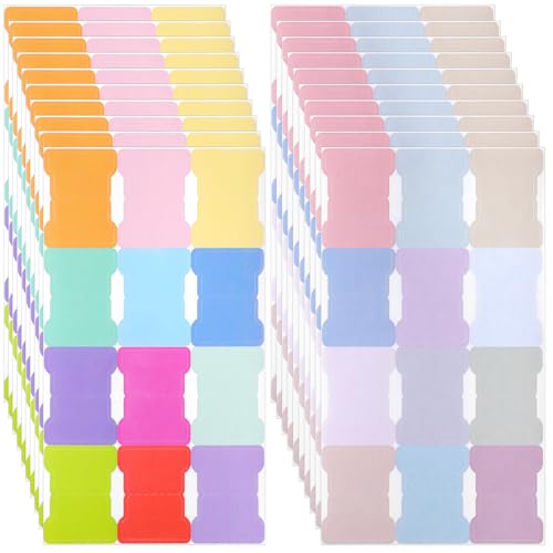 JJUNW 20 Sheets Sticky Index Tabs, Tabs for Notebooks, Writable Blank Monthly Index Tabing Annotation Planner Tab, Divider Tab for Diary Notebook Bookmark