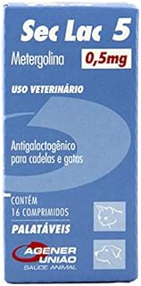 SEC LAC 5 DE 0,5MG - ANTIGALACTOGÊNICO - AGENER UNIÃO - 16 COMPRIMIDOS