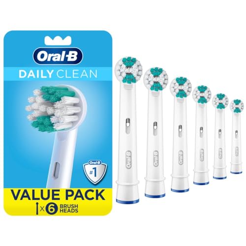 Image of Oral-B Daily Clean Electric Toothbrush Replacement Brush Heads Refill, 6 Count