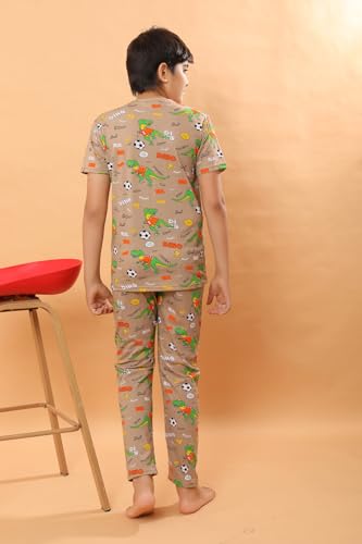 Image of Ninos Dreams Boys Cotton Coord Set /Boys Night Suit /Boys Loungewear /Boys Night Dress