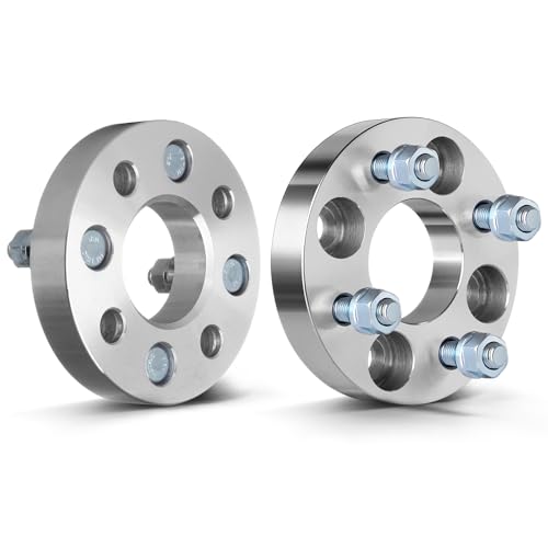 ECCPP 2PCS 1 inch Wheel Spacers 4x100 to 4x100 4 Lug Fits for 2004-2011 for Chevrolet Aveo| 2005-2010 for Chevrolet Cobalt| 2007-2020 for Honda Fit with 12x1.5 Studs