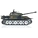 wheelfun Heng Long RC Tank 1/16 7.0 Customized Ver Panther RTR RC Tank 3819 Smoking Generator Metal Tracks Wheels 360° Rotating Turret Infrared 1800mah Combat BB Shooting Airsoft Tank That Shoot