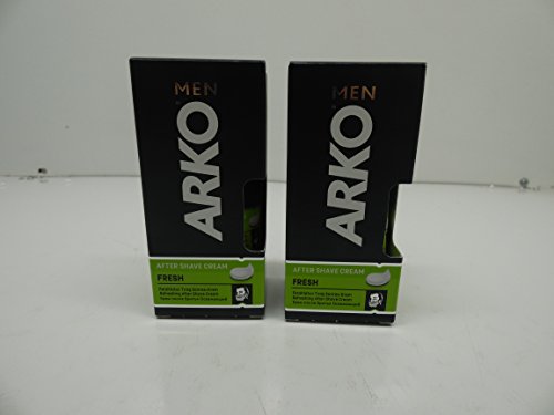 Arko Men After Shave Cream Fresh, Pack of 2, 1.7oz x 2