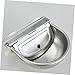 WOONEKY Cow Water Bowl Automatic Water Dispenser for Livestock Farm Waterer Stainless Steel for Cattle Sheep Horses