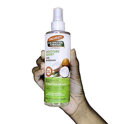 Palmer's Coconut Oil Moisture Boost Curl Refresher Spray (8.5 Ounces) - image 4