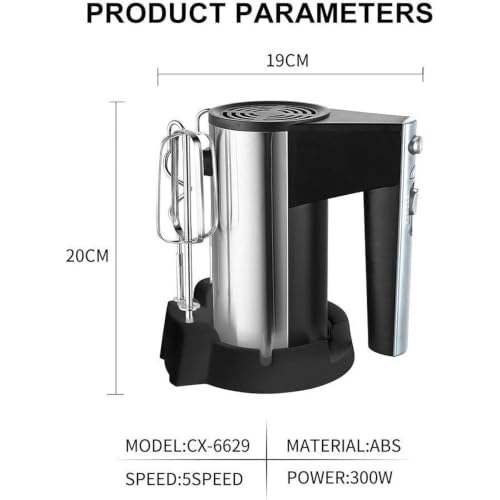 Image of Hand Mixer Blender for Kitchen, Hand Beater for Cake Baking, Egg Whisk & Cream Whipping Machine, Lightweight Portable Electric Mixer for Batter & Baking, Easy to Use Baking Mixer