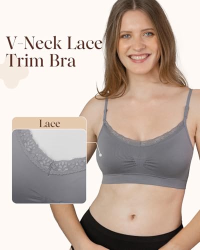 Image of Coobie Lace V-Neck Bra for Women