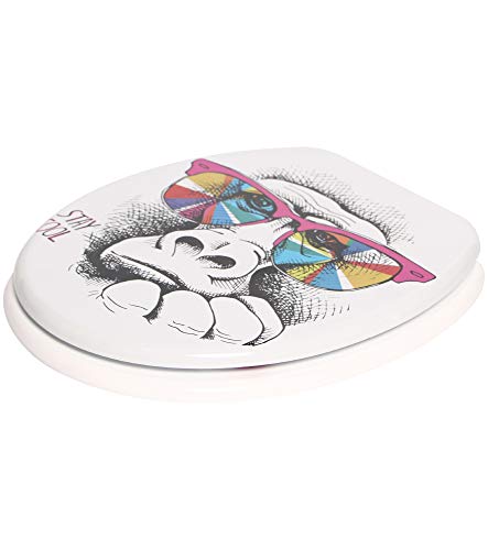 Sanilo Soft Close Toilet Seat, Wide Choice of New Toilet Seats, Stable Hinges, Easy to Mount (Stay Cool), 470mm x 377mm - Image 3