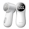 GAIATOP-Fabric-Shaver-Rechargeable-Lint-Remover-3-Speeds-Sweater-Defuzzer-Cute-Digital-Screen-Large-Storage-6-Leaf-Blades-Fuzz-Pills-Bobbles-Trimmer-for-Clothes-Furniture-Bedclothes-White-1-pcs GAIATOP Fabric Shaver Rechargeable Lint Remover 3 Speeds Sweater Defuzzer, Cute Digital Screen Large Storage 6-Leaf Blades, Fuzz Pills Bobbles Trimmer for Clothes Furniture Bedclothes White 1 pcs