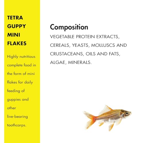 Image of Tetra Guppy Complete Fish Food for All Guppies 30 Gram Fish Food