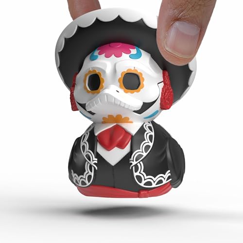 TUBBZ Mini: Viagem - México Dia dos Mortos figura mini colecionável de pato de borracha disfarçado