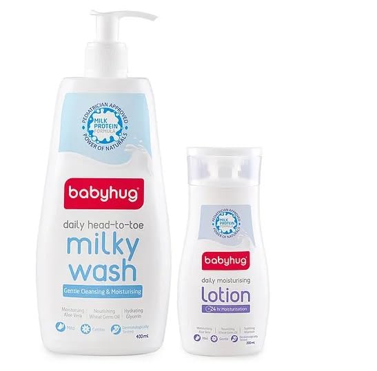 Babyhug Daily Head To Toe Milky Wash - 400 ml & Babyhug Daily Moisturising Lotion - 200 ml-image-44