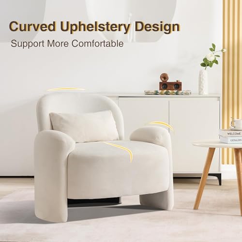 Sillón Lounge Moderno Plegable Beige miniatura 4