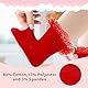WEESTAAMO 5 Paar Baby Mädchen Socken für Neugeborene 0-3 Jahre | Baumwolle Baby Söckchen | Säugling Rüschenspitze Knöchel Socken | Perfekt für Taufe, Alltag oder Geschenk