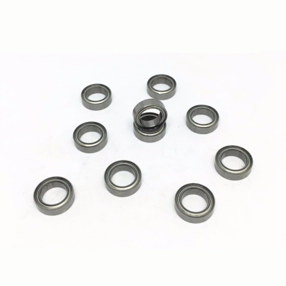 WTEPNQQDI 50Pcs MR128ZZ L-1280ZZ 8x12x3.5 mm Deep Groove Ball Bearing Miniature Model MR128 (Advanced(30000RPM))
