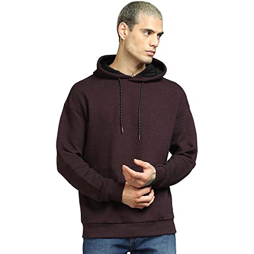 Image of JACK & JONES Textured Cotton Regular Fit Mens Sweatshirt