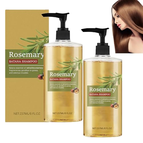 Chute de cheveux ? Shampoing au romarin pour réparer et stimuler la pousse (2pcs)