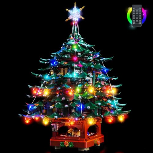 Luces LED para el árbol de Navidad Lego: enciende la ilusión y la magia familiar estas fiestas