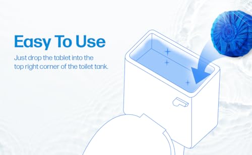 Fresh & Fresh TBC TABLET-60 PACK Disposable Toilet Bowl Cleaners(60 Tablets) Fresh Scent, Multipurpose Residential And Commercial Toilet Cleaners 2-3 Week Lasting Toilet Bowl Cleaner thumb #4
