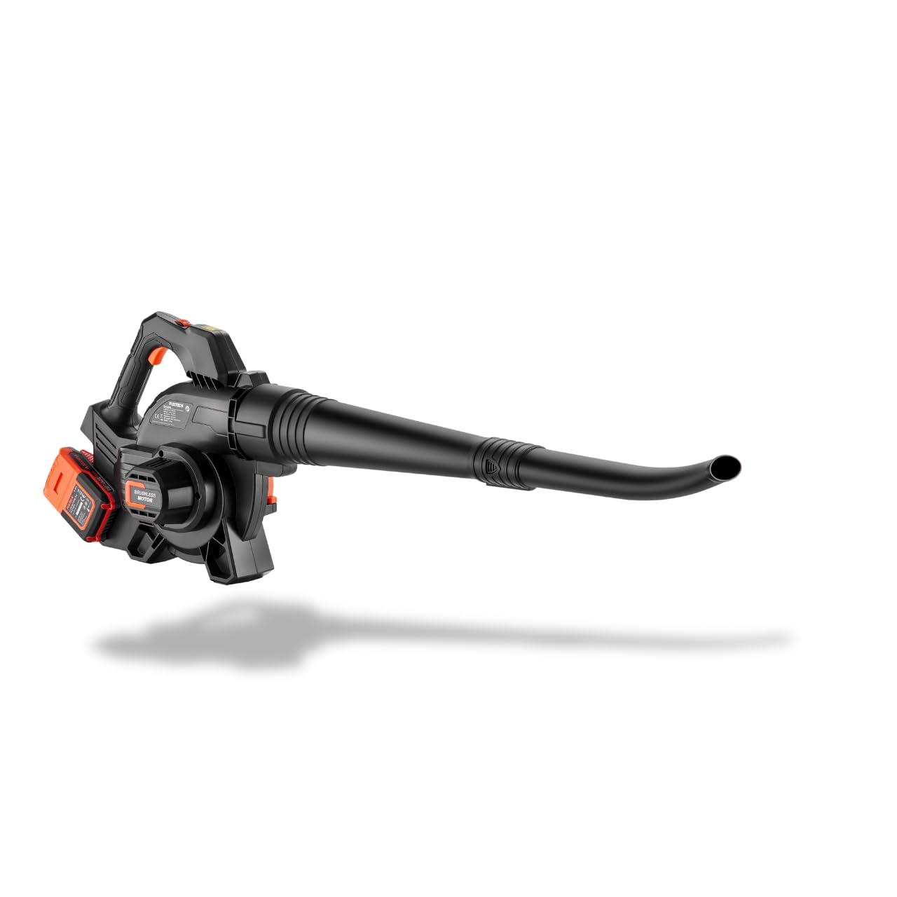 FUXTEC 40 Volt 2in1 Akku-Laubbläser/-Sauger Set FX-E2LBS-SET, leistungsstarker Laubhäcksler inkl.Akku und Ladegerät, Saugleistung 685.1m³/h, ergonomischer Handgriff, Geschwindigkeitsregulierung