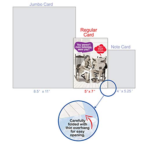 Nobleworks - Funny Anniversary Greeting Card - Romantic Spouse Humor, Married Couples Anniversary Notecard - Weird Conversation C7000Ang #TOP3