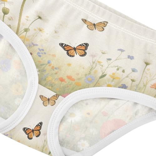 Cotton Briefs Elastic Waistband Panties Comfort Underwear for Toddler in Sizes 2T,3T, 4T, 5T, 6Y and 8Y4