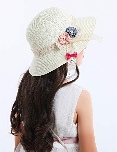 Bienvenu Straw Hats Kids Sun Hats Summer Beach Hats Straw Party Hat Set3