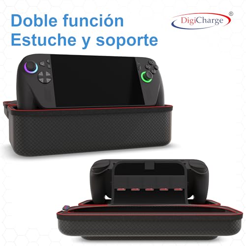 Digicharge Estuche de Transporte para Rog Xbox Ally/Ally X y Accesorios - 2 x Protectores de Pantalla, Funda de Transporte Rígida, para (2025) X Box Consola - Función de Soporte - imagen 6