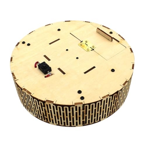 TOBBOMEY Kit de Construcción de Robot Aspirador de Madera Científico DIY Creatividad y Habilidades Stem
