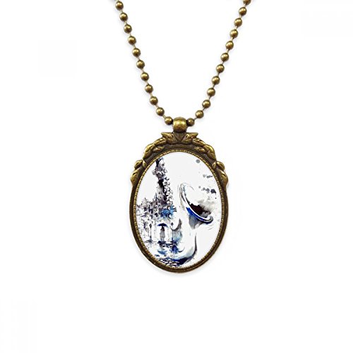Pendentif Sax Brass vintage DIYthinker, le cadeau de luxe idéal pour homme