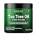 Majestic Pure Tea Tree Oil Face Cream | Cream for Dry & Itchy Skin, Acne, Scar, Day & Night Moisturizer Face Cream for Women & Men | 8 Oz