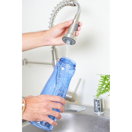 Image of Pogo BPA-Free Plastic Water Bottle with Chug Lid, 40 Oz, Blue