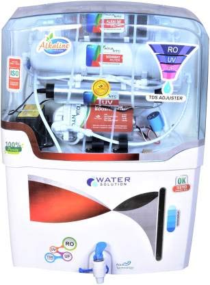 Divinetech?NYC Red ALKALINE+RO+UV+TDS+UF 15L 15 L RO + UV + UF + TDS Water Purifier (White, Blue)