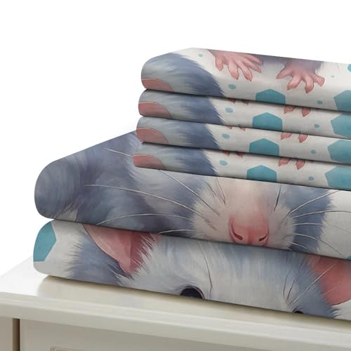 Housse de couette carlin 3D microfibre super douce lit 260x220 cm