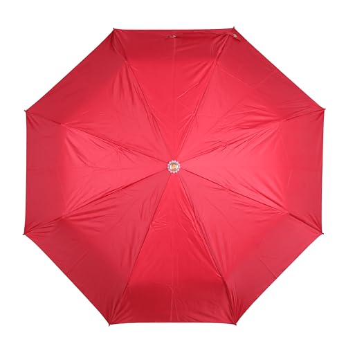 Image of 3-Fold Mono Silver Manual Opening 21.5inch Umbrella for Mens and Womens