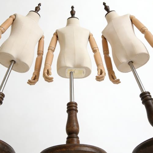 Base de exhibición para maniquí de torso, soporte de plástico estable para ropa 6