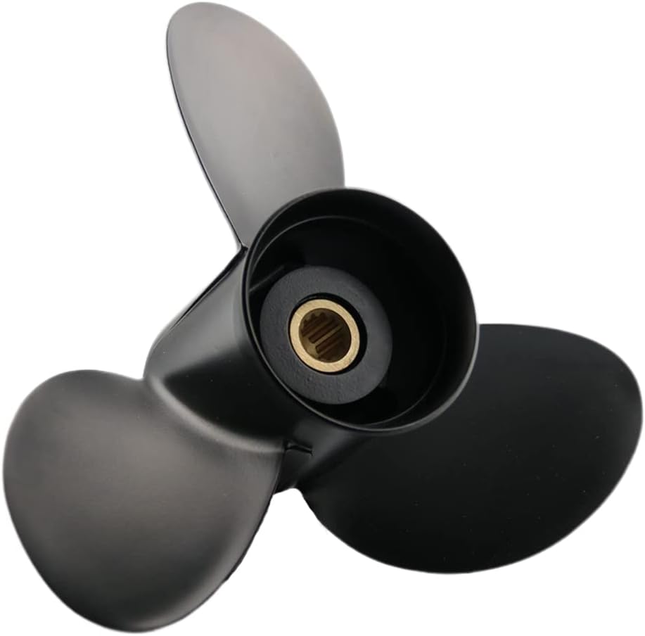 Boatman 13 3/4x13 Outboard Propeller fit BRP,Johnson Evinrude OMC Stern Drive 40-140 HP,13 Spline Tooth
