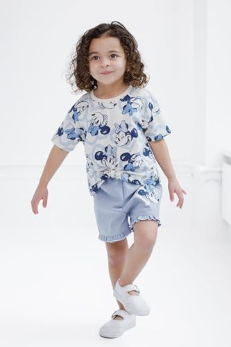 Image of Disney Mickey Mouse & Friends Girls' 2-Piece T-Shirt and Shorts Set for Baby & Kids